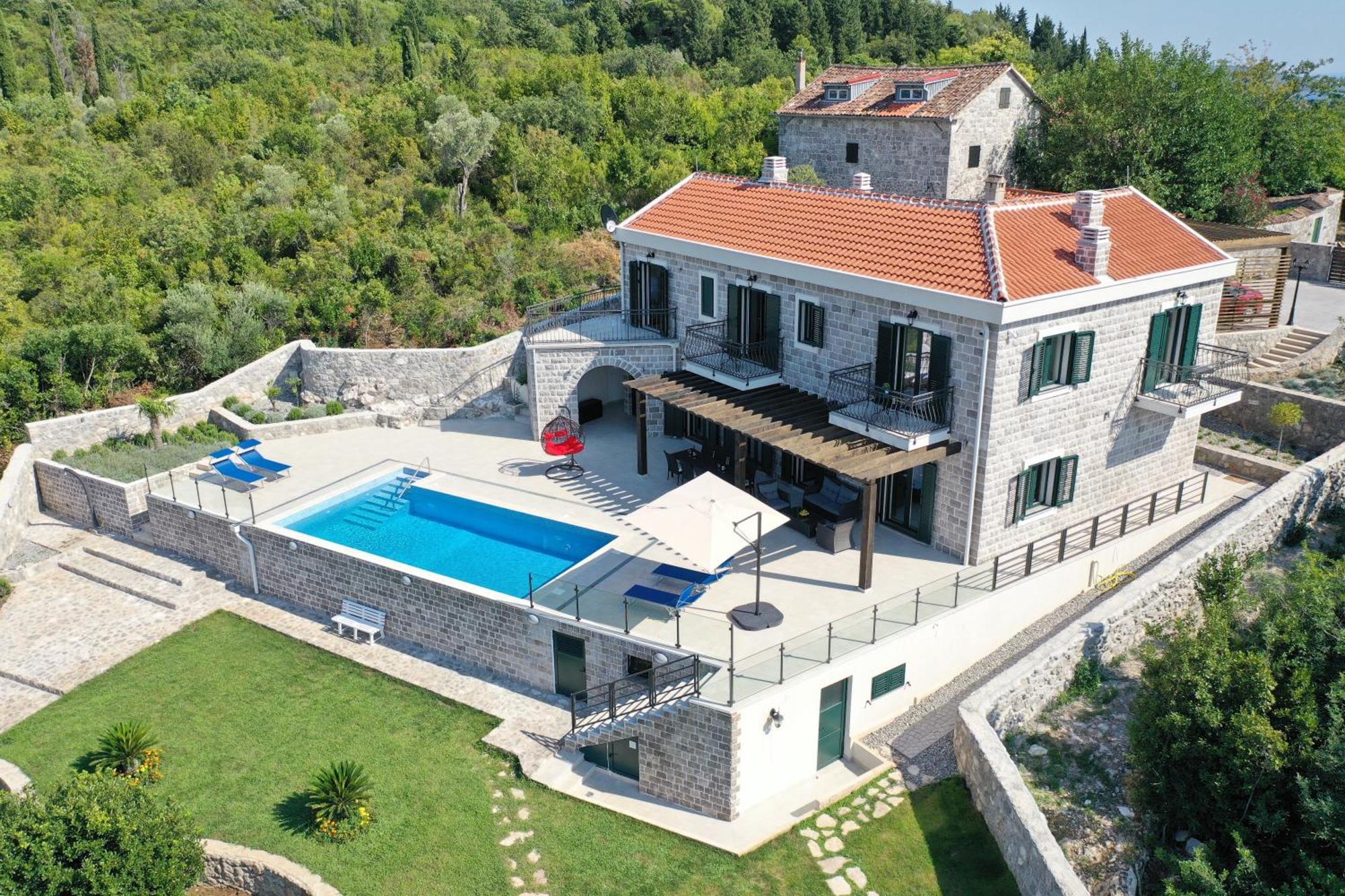 Villa Vista Azzurra Tivat Ngoại thất bức ảnh
