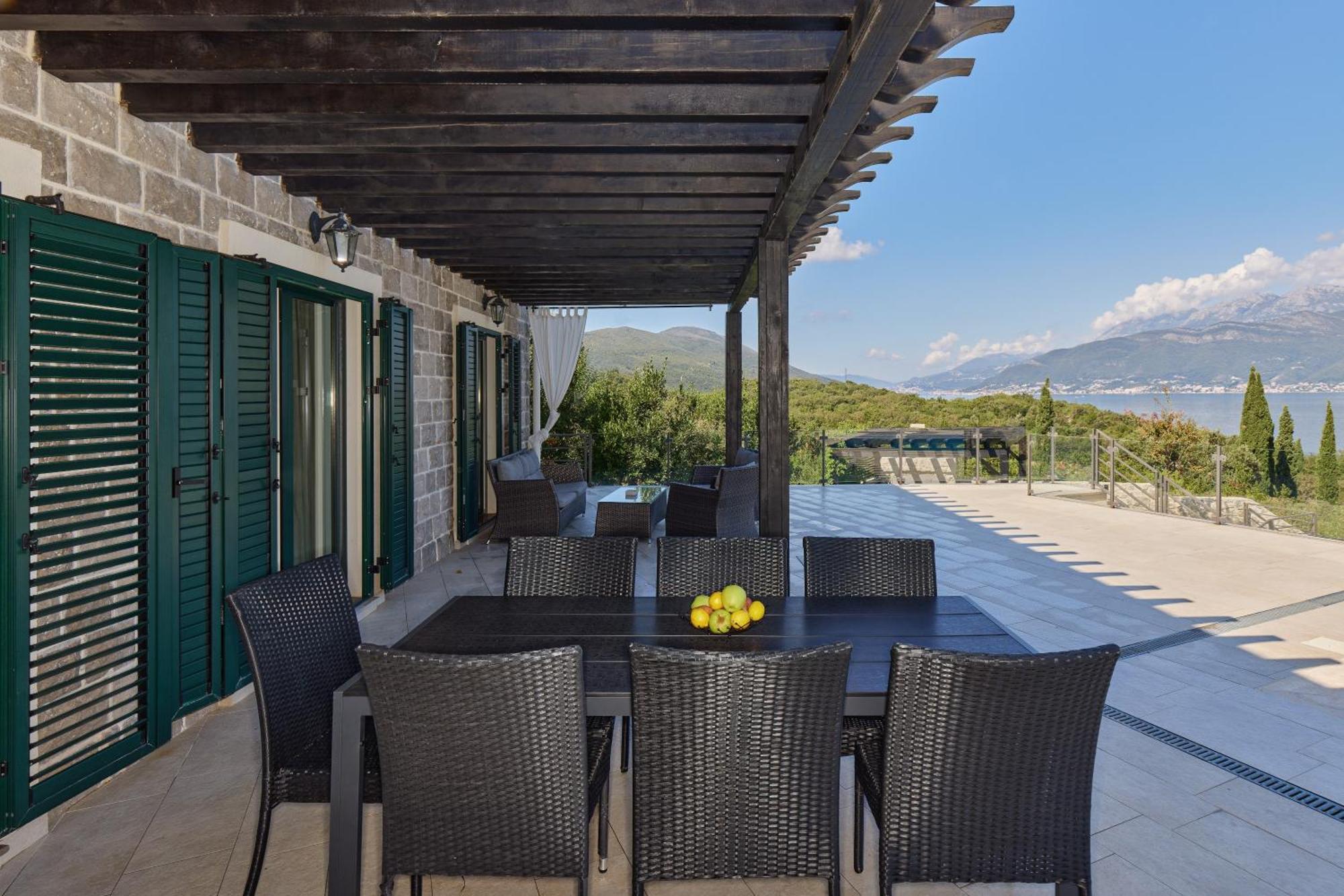 Villa Vista Azzurra Tivat Ngoại thất bức ảnh