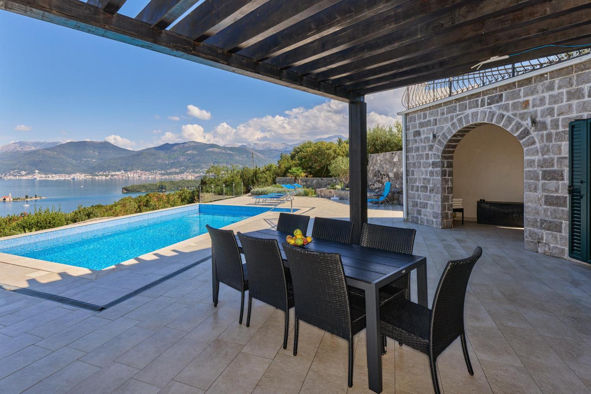 Villa Vista Azzurra Tivat Ngoại thất bức ảnh